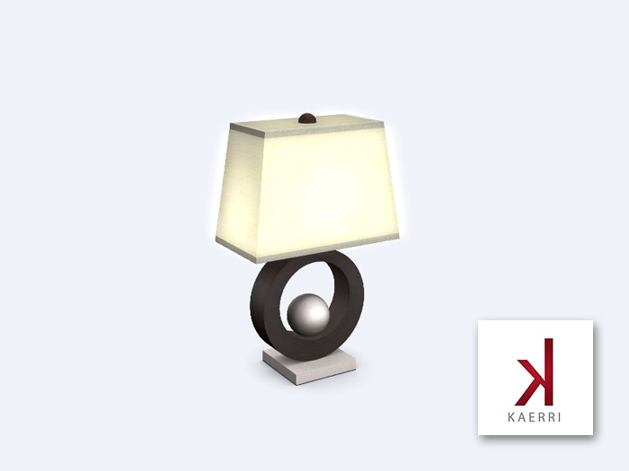 Second Life Marketplace Circle Table Lamp
