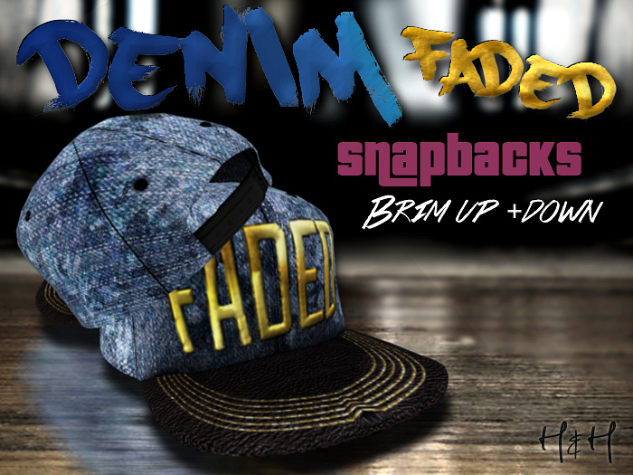 Horns + Halos * Gold Faded--Snapback 