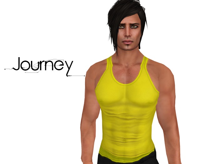 Journey :: Semi Sheer Tank - Bright Yellow