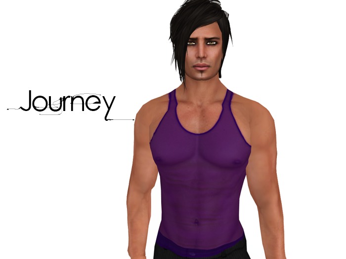 Journey :: Semi Sheer Tank - Purple