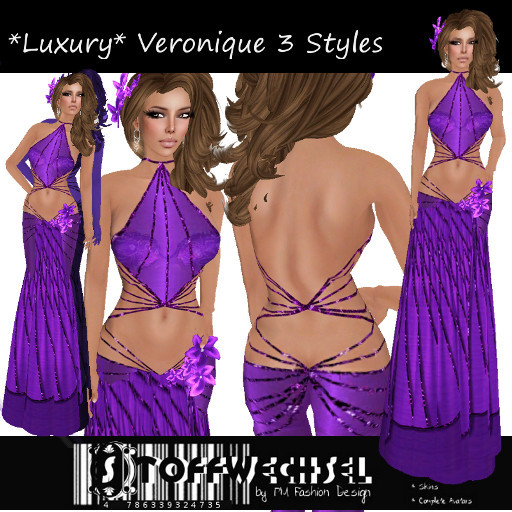 [Stoffwechsel] *Luxury*  Veronique 3 Styles w Accessoires