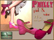 Bliensen + MaiTai - Philly - Shoes - Pink & Wine