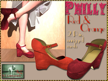 Bliensen + MaiTai - Philly - Shoes - Red &Orange