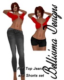 Red and Black- Bellisima Designs