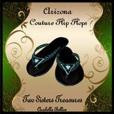 ARIZONA COUTURE FLIP FLOPS BOXED