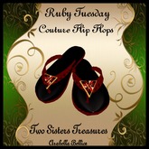 RUBY TUESDAY COUTURE FLIP FLOPS BOXED