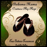 BAHAMA MAMA COUTURE FLIP FLOPS BOXED