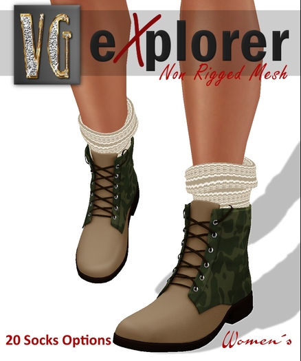 VG EXPLORER (womens) BEIGE/CAMO