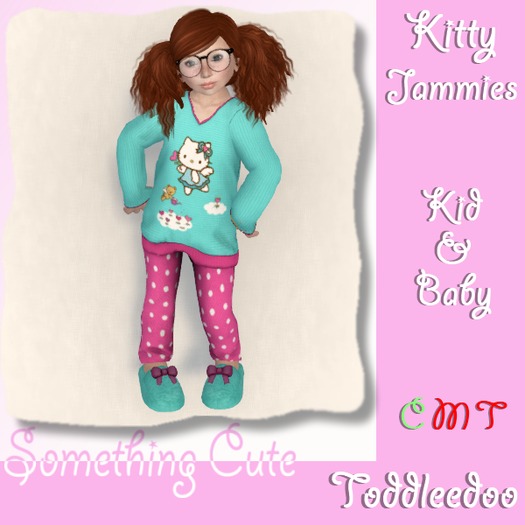 SC. Kitty Jammies Blue