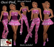 S.R.D. DESI PINK MIX & MATCH + BOOTS