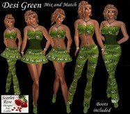S.R.D. DESI GREEN MIX & MATCH + BOOTS