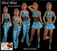 S.R.D. DESI BLUE MIX & MATCH + BOOTS