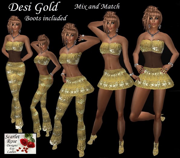 S.R.D. DESI GOLD MIX & MATCH + BOOTS
