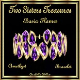 TST - BASIA FLAME AMETHYST BRACELET YG