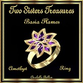 TST - BASIA FLAME AMETHYST RING YG