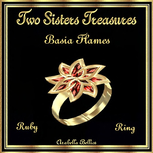 TST - BASIA FLAME RUBY RING YG