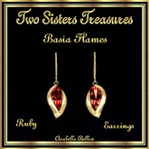 TST - BASIA FLAME RUBY EARRINGS YG