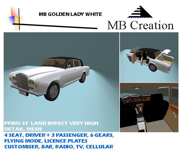 MB Golden Lady White BOX
