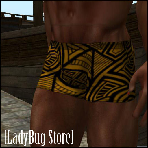 [LadyBug Store] Underwear Tribal Yellow