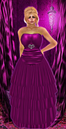 LLB-Valentines Pink Gown Maternity