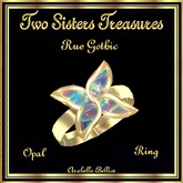 TST - BOX RUE GOTHIC OPAL RING YG
