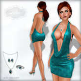 *Lurve* Lil Mesh Halter Mini - Teal