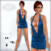 *Lurve* Lil Mesh Halter Mini - Blue