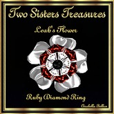 TST - LEAH'S FLOWER RUBY DIAMOND RING SILVER