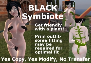 BLACK Symbiote prim outfit