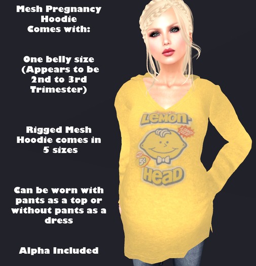 Mesh Maternity Hoodie - It's A Boy!