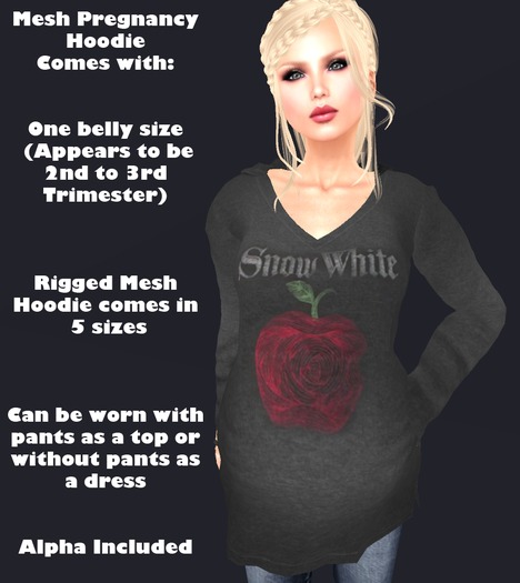 Mesh Maternity Hoodie - It's A Boy!