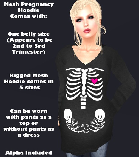 Mesh Maternity Hoodie - It's A Boy!