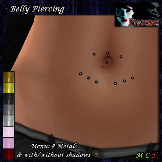 *P* Belly Piercing K3 ~8 Metals~