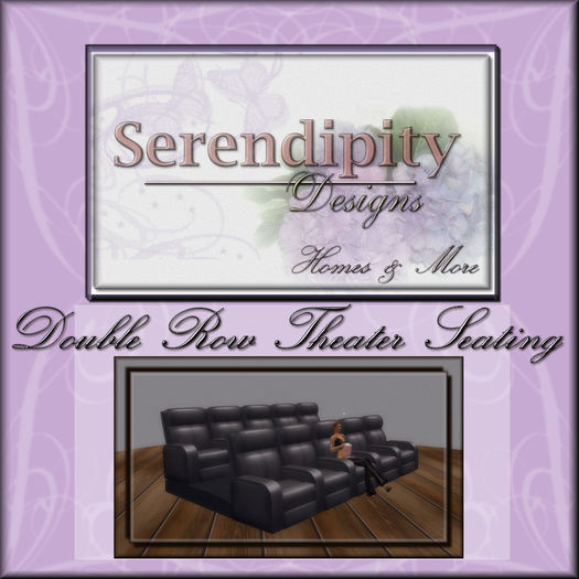 Serendipity Designs - Mesh Theater Seats - Two Rows of 5 COPY VERSION