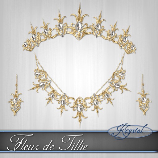 ::: Krystal ::: Fleur de Tillie - Princess Set - Gold