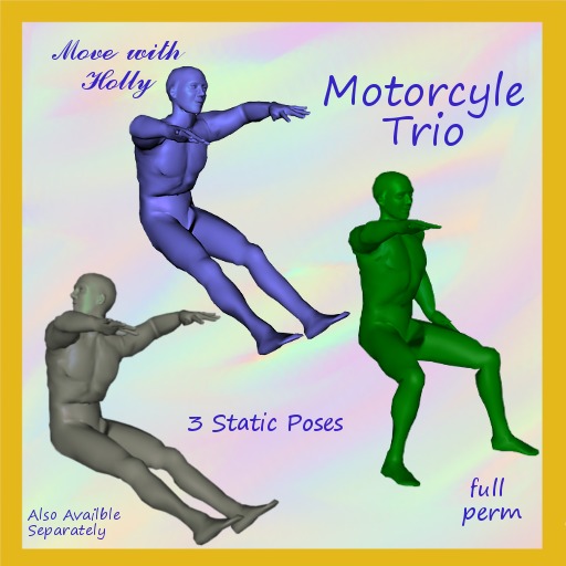 MWH - Motorcycle Trio - Static Driver Poses  FP