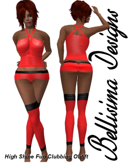 Red High Shine- Bellisima Designs