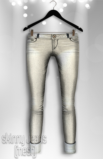Reila : Skinny Jeans (white)
