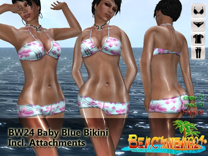 BW24 Baby Blue Bikini