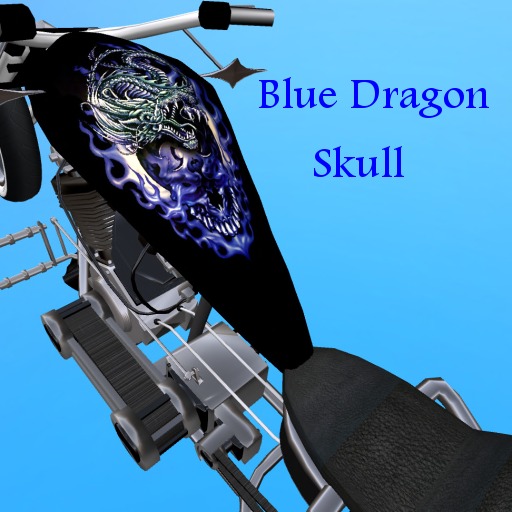 .::[HS]::. Designs Blue Dragon Skull