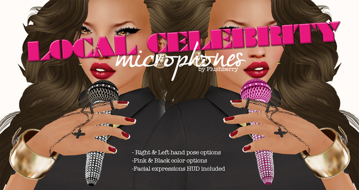 Plushberry ~ Local Celeb Microphone ~ PACK