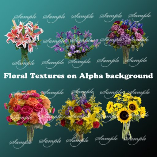 Full Perm Flower Bouquets - Set 10