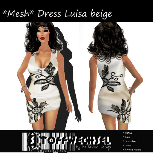 [Stoffwechsel] *Mesh* Luisa Dress beige