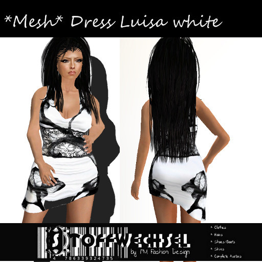 [Stoffwechsel] *Mesh* Luisa Dress white