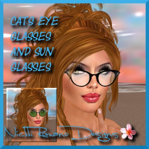 IN ROMANO CAT EYE GLASSES AND SUN GLASSES (BOTH SETS) BOXED