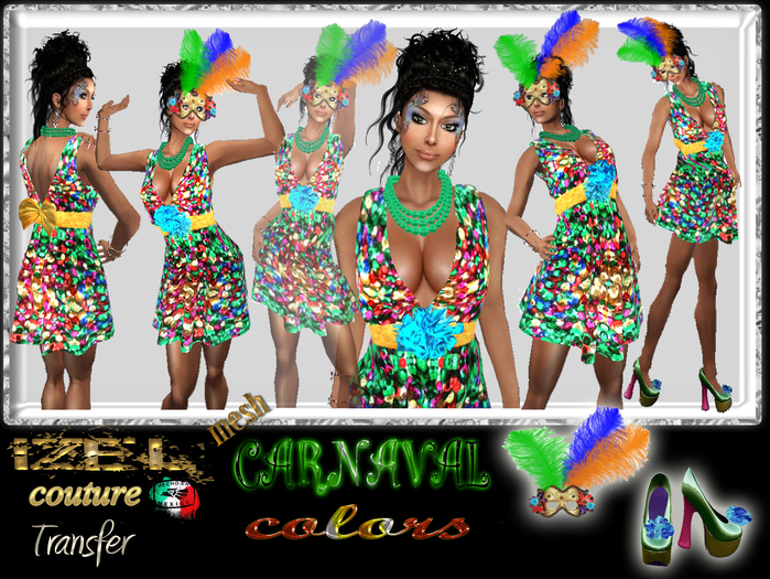 IzelCouture Carnaval Colors