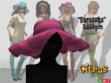 *Citrus* Sarasota Floppy Hat Bubblegum