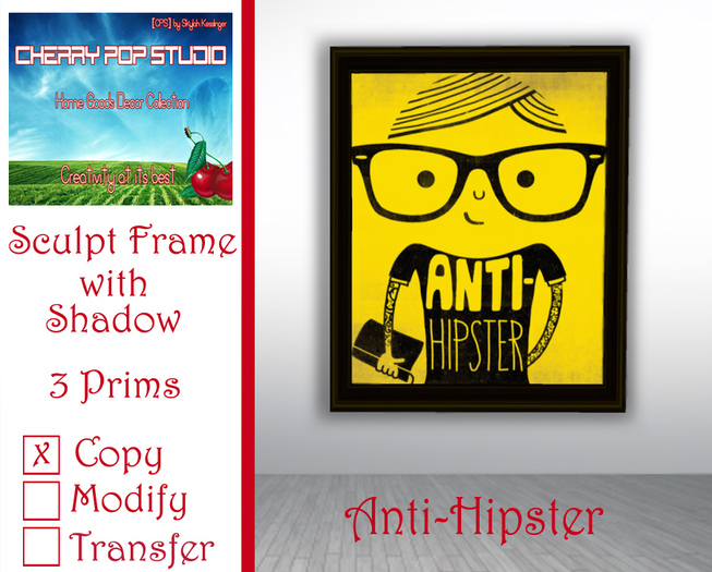 [CPS] Anti Hipster Print