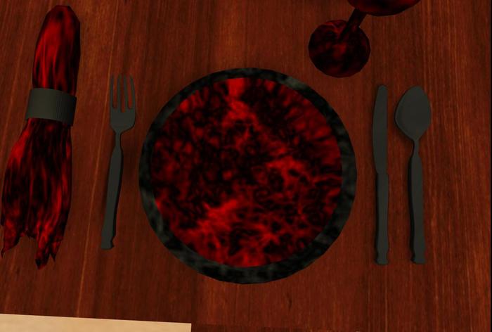 Vampire/Goth Dinnerware