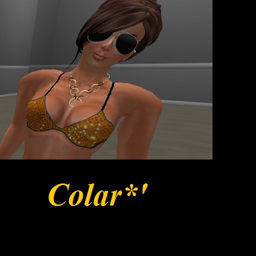 colar bolas douradas full perm